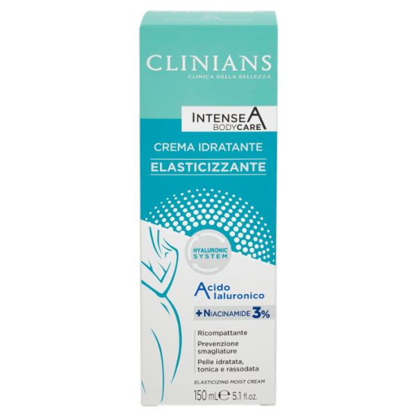 Clinians Intense A Bodycare Crema Idratante Elasticizzante 150 mL