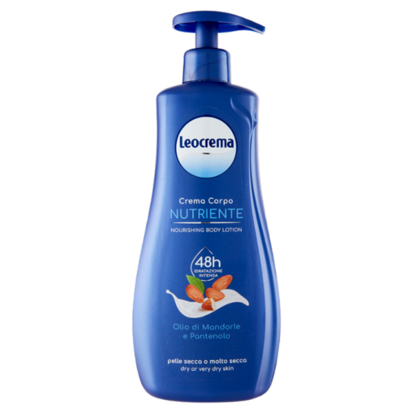 Leocrema Crema Corpo Nutriente Olio di Mandorle e Pantenolo 500 ml