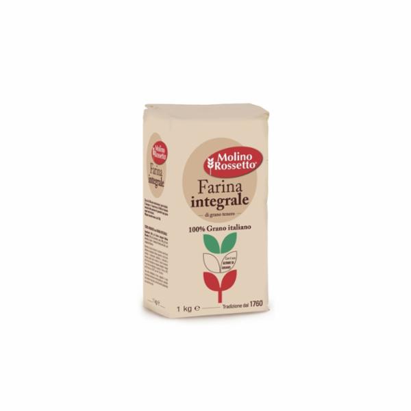 Molino Rossetto Farina Integrale di Grano Tenero 1kg