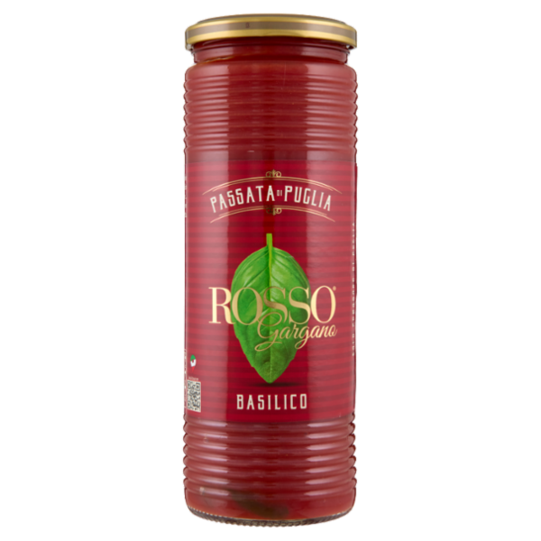 Rosso Gargano Passata di Puglia Basilico 690 g