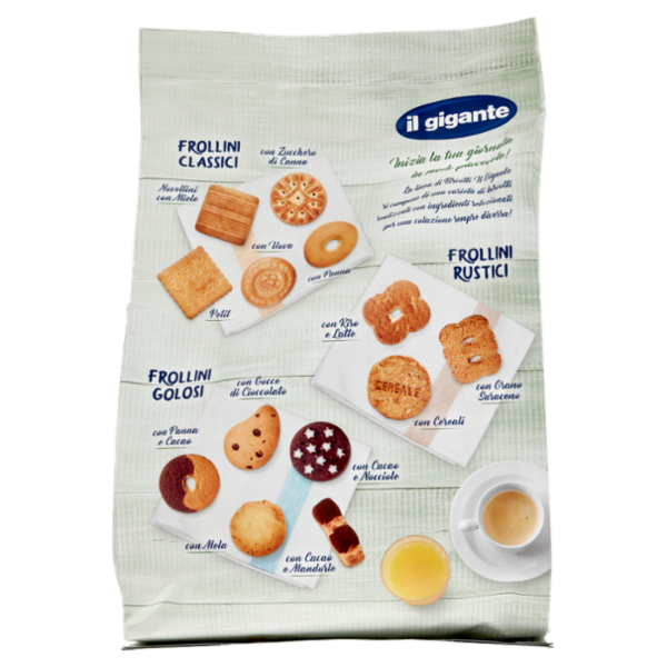 IL GIGANTE Frollini Rustici con Grano Saraceno 700 g