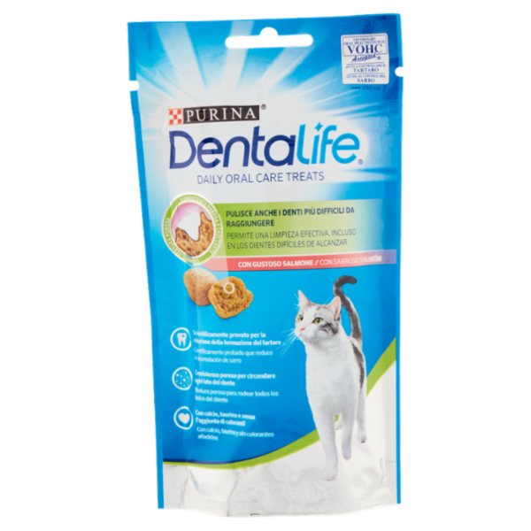PURINA DENTALIFE Snack gatto Salmone Busta 40g