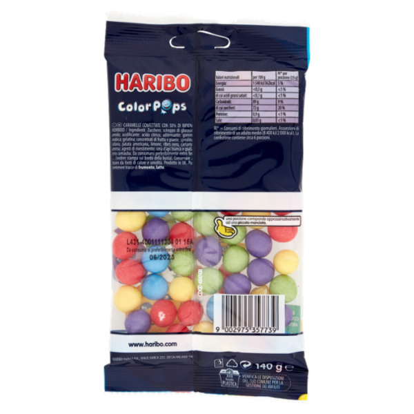 Haribo Color Pops 140 g