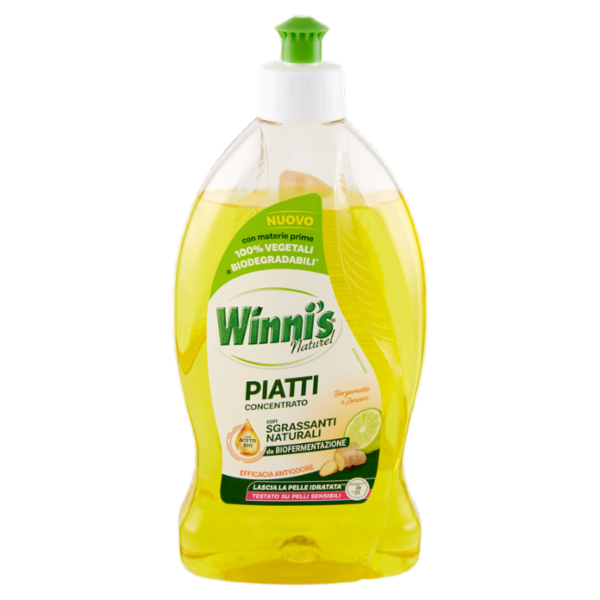 Winni's Naturel Piatti Concentrato Bergamotto e Zenzero 480 ml