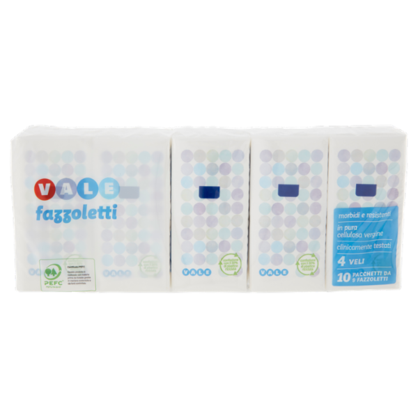 Vale Fazzoletti di Carta 9x10 pacchetti