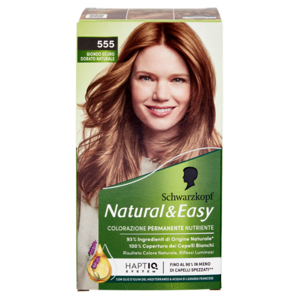Schwarzkopf Natural&Easy 555 Biondo Scuro Dorato Naturale