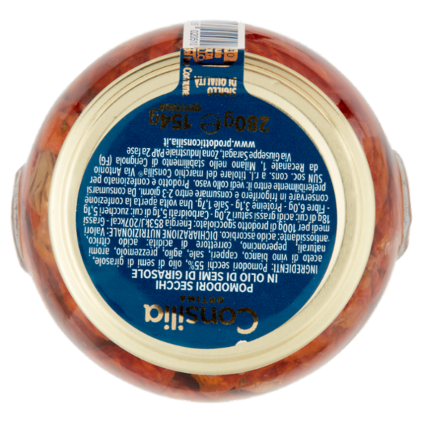 Consilia Optima Pomodori Secchi in Olio di Girasole 280 g