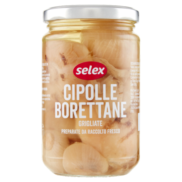 Selex Cipolline Borettane Grigliate in Olio di Semi di Girasole 280 g