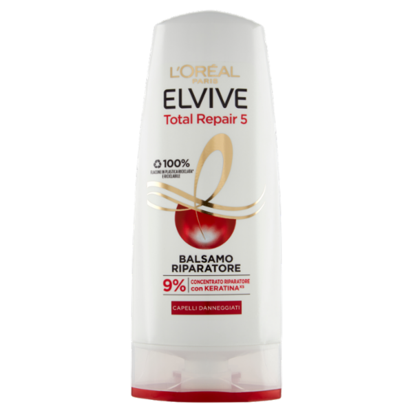 L'Oréal Paris Balsamo Elvive Total Repair 5, Per Capelli Fragili, 200 ml