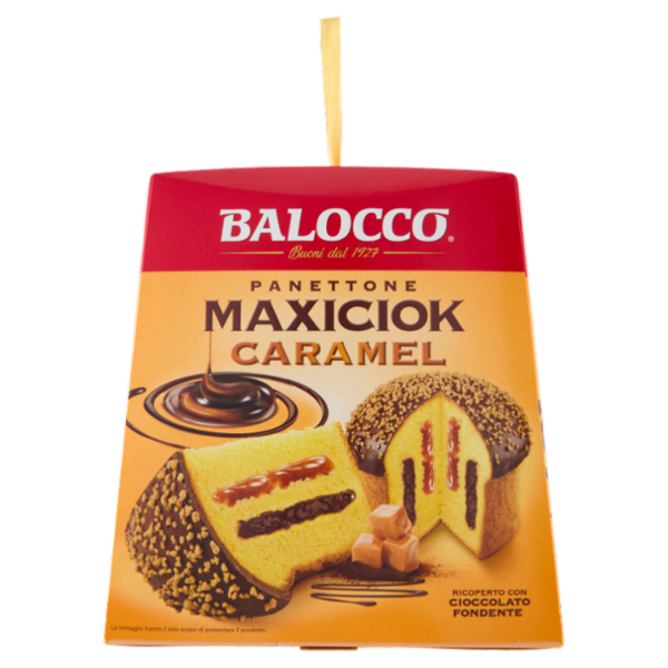 Balocco Panettone Maxiciok Caramel 800 g