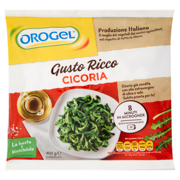Orogel Gusto Ricco Cicoria Surgelati 400 g