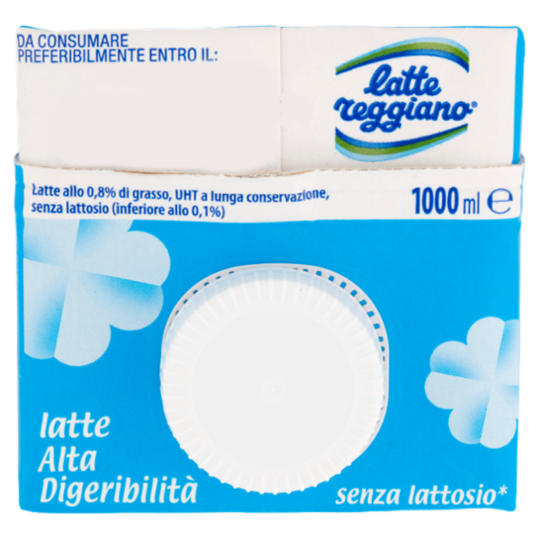 latte reggiano latte Alta Digeribilità senza lattosio* 1000 ml
