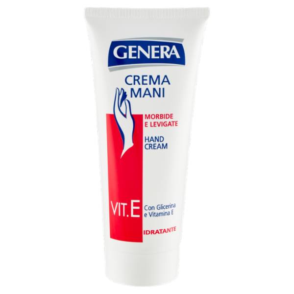 Genera Crema Mani con Glicerina e Vitamina E Idratante 100 ml