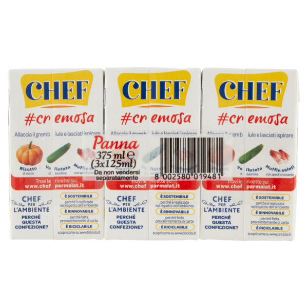 Chef Panna 3 x 125 ml