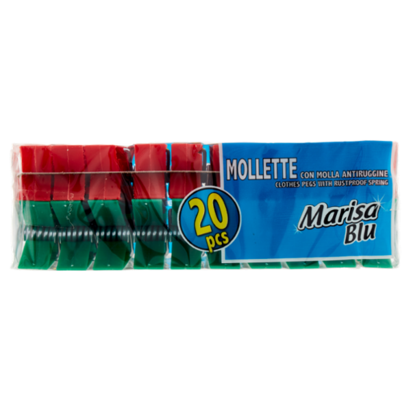 Marisa Blu Mollette con Molla Antiruggine 20 pz