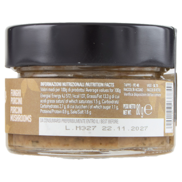 Urbani Tartufi Filosofia Naturale Funghi Porcini 80 g