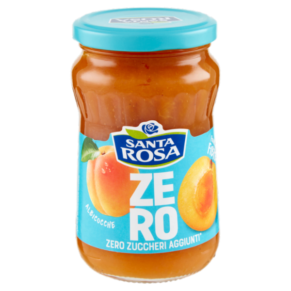 Santa Rosa Confettura Albicocche Fonte di Fibre Zero Zuccheri 300 g