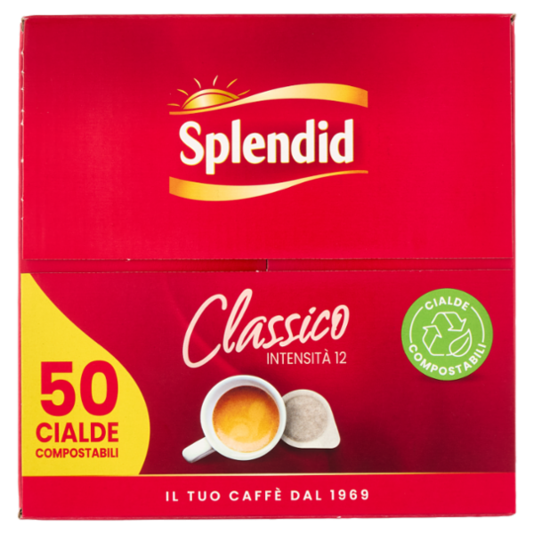Splendid Classico 12 - 50 Cialde Caffè Compostabili ESE 44mm 350g