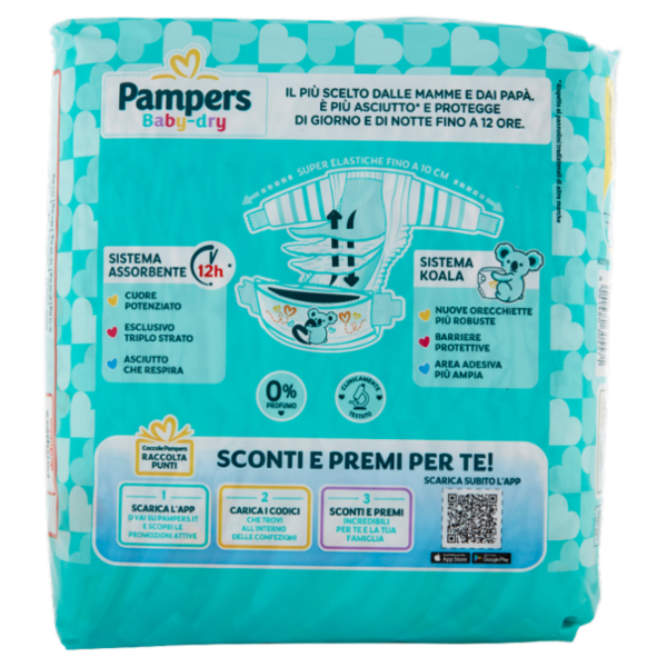 Pampers Baby-dry 5 Junior 22 pz