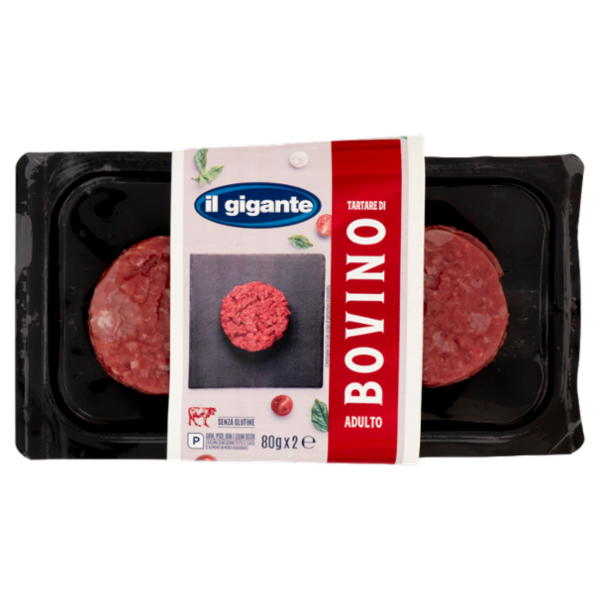 TL GIGANTE Tartare di Bovino Adulto 2 x 80 g