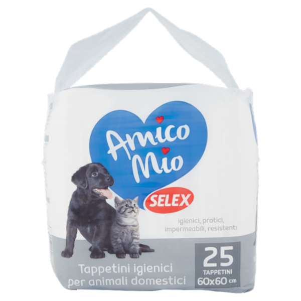 Selex Amico Mio Tappetini Antiodore 60X60 cm 25 pezzi