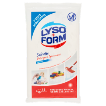 Lysoform Salviette Detergenti Igienizzanti Ocean15 Pz