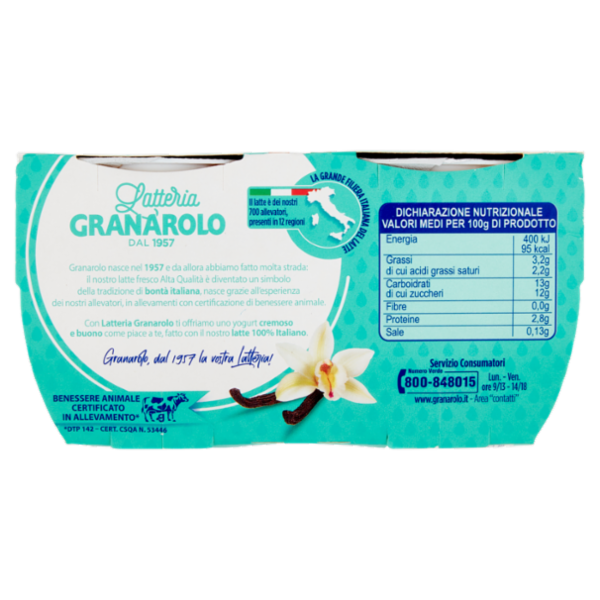Granarolo Yogurt Cremoso alla vaniglia 2 x 125 g