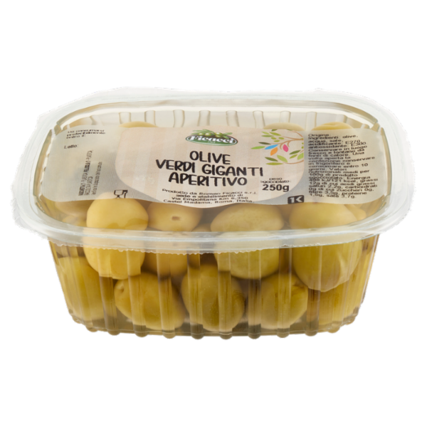 Ficacci Olive Verdi Giganti Aperitivo 250 Kg
