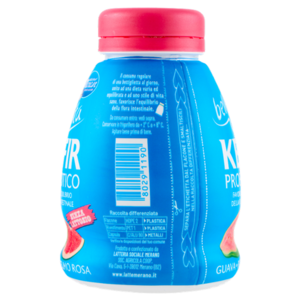 bella vita Kefir Probiotico Senza Lattosio Guava ∙ Pompelmo Rosa 200 g