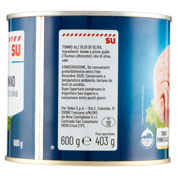Sù Tonno all'Olio di Oliva 600 g