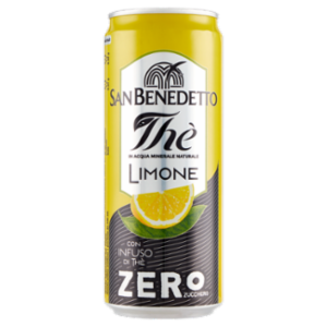 San Benedetto Thè Limone Zero Zucchero Lattina Sleek 0,33 L