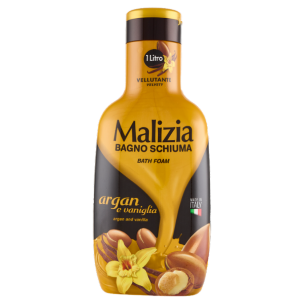 Malizia Bagno Schiuma argan e vaniglia 1000 mL