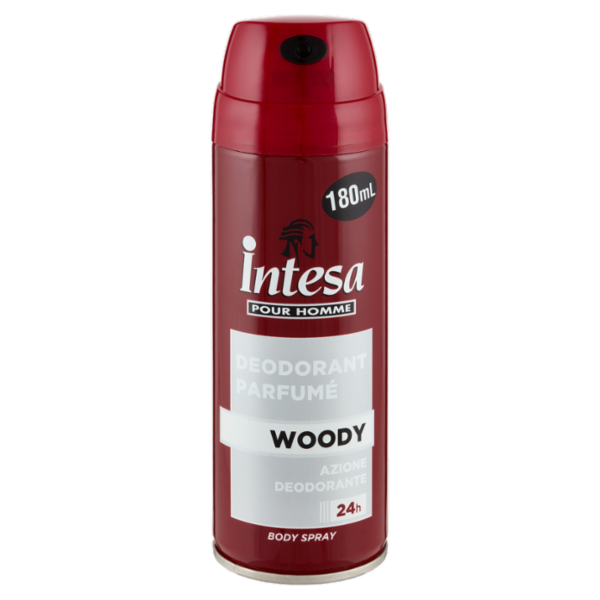 Intesa Pour Homme Deodorant Parfumé Woody Body Spray 180 mL