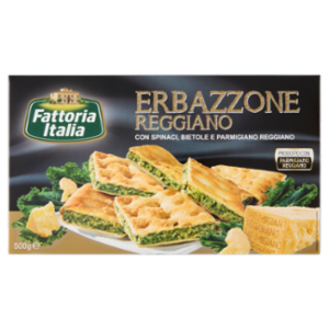 Fattoria Italia Erbazzone Reggiano Con Spinaci, Bietole e Parmigiano Reggiano Surgelato 500 g
