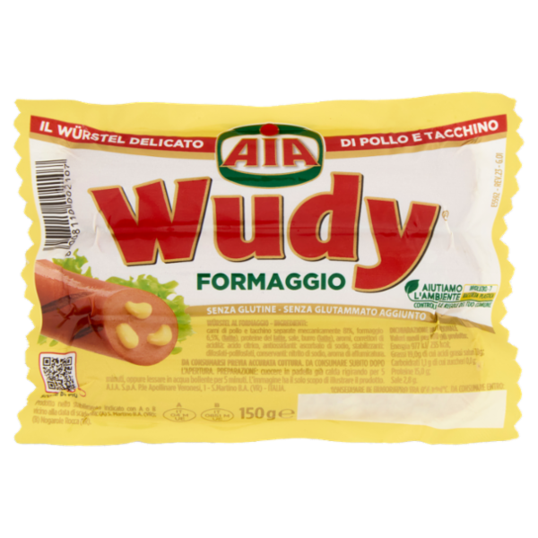 Aia Wudy Formaggio 150 g