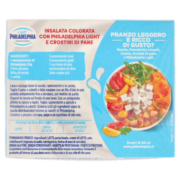 Philadelphia Light formaggio fresco spalmabile - 6x25g