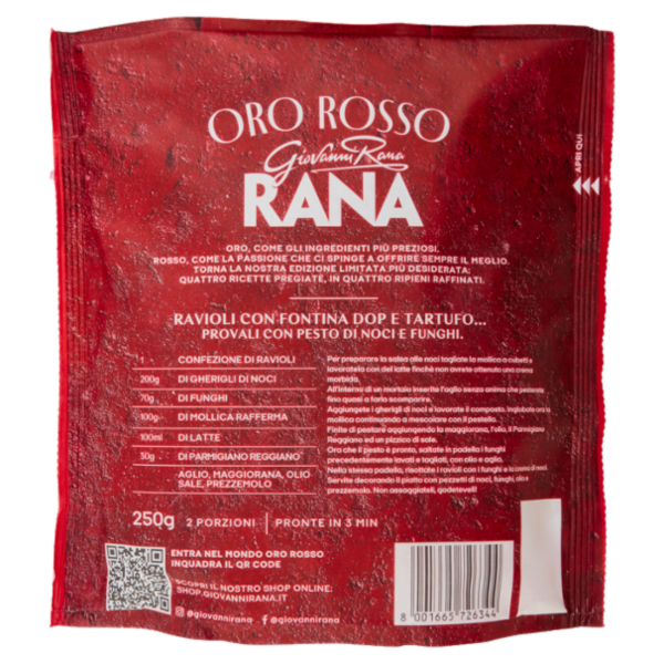 Giovanni Rana Oro Rosso Ravioli con 