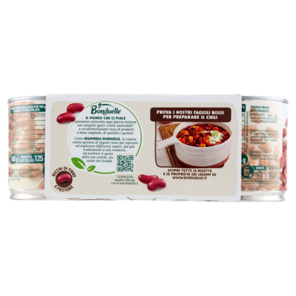 Bonduelle Legumeria Fagioli Rossi 3 x 160 g