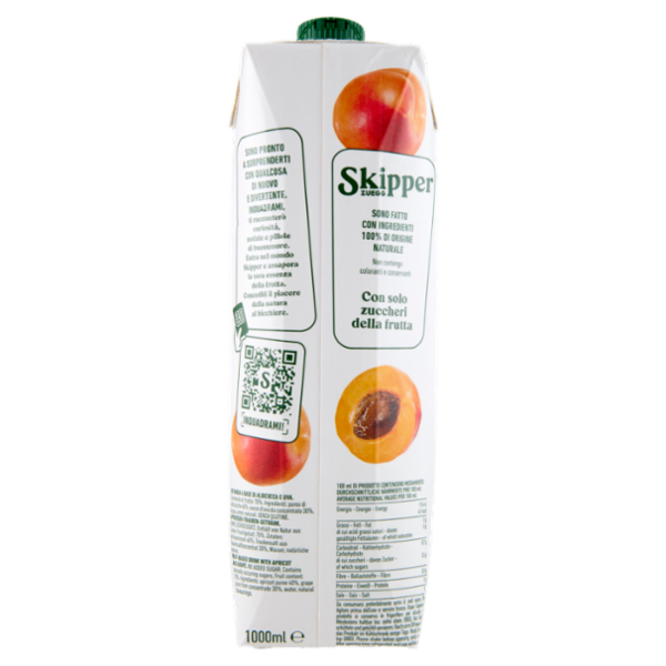 Zuegg Skipper Albicocca Senza zuccheri aggiunti 1000 ml