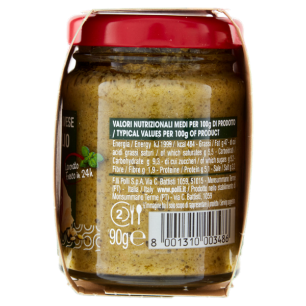 Polli Pesto alla Genovese Senza Aglio 2 x 90 g