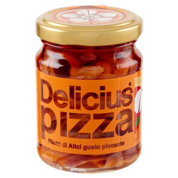 Delicius pizza Filetti di Alici gusto piccante 145 g