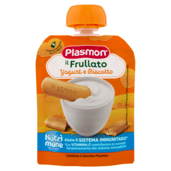 Plasmon il Frullato Yogurt e Biscotto Nutrimune 85 g