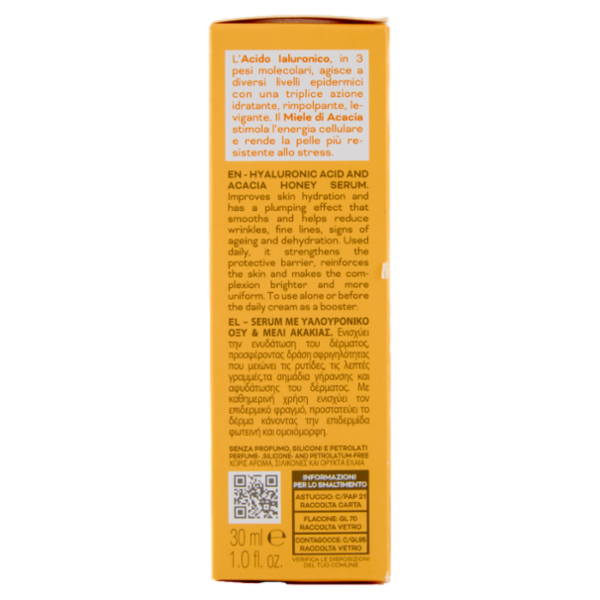 Cera di Cupra Ricette di Miele Hydra Serum Fluido Essenziale Rimpolpante 30 ml