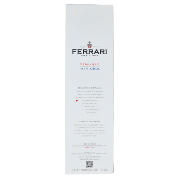 Ferrari Vellutum Demi-Sec Metodo Classico Trento DOC 0,75 l
