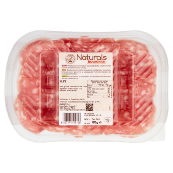Rovagnati Naturals Salame Campagnolo 80 g
