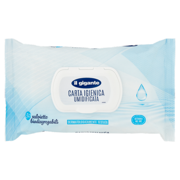 IL GIGANTE Carta Igienica Umidificata 50 pz