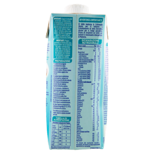 NESTLÉ NIDINA Optipro 1 Latte per lattanti liquido dalla nascita Brick da 500ml