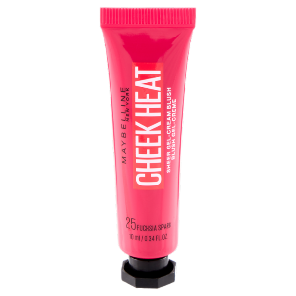 Maybelline New York Blush in crema Cheek Heat, 25 Fuchsia Spark, 10 ml