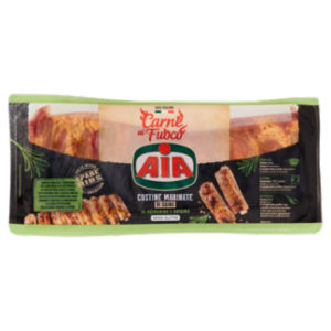 Aia Carne Al Fuoco Costine Marinate Di Suino Al Rosmarino e Origano 0,600 Kg
