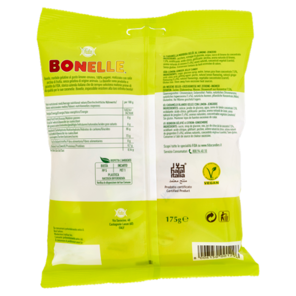 Bonelle Limone, Zenzero 175 g
